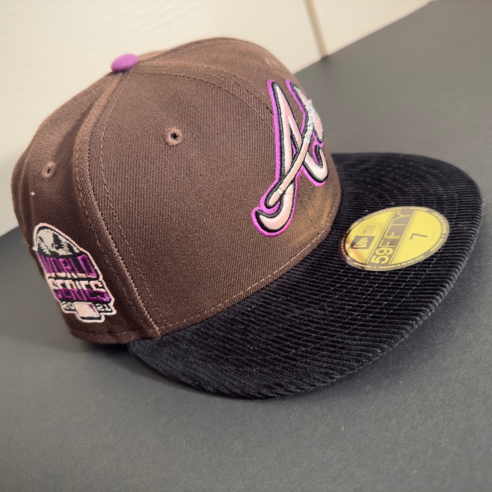 Atlanta braves fitted hat